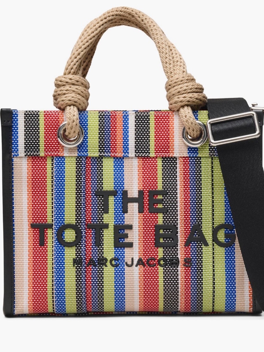 Marc Jacobs Striped Mesh Tote